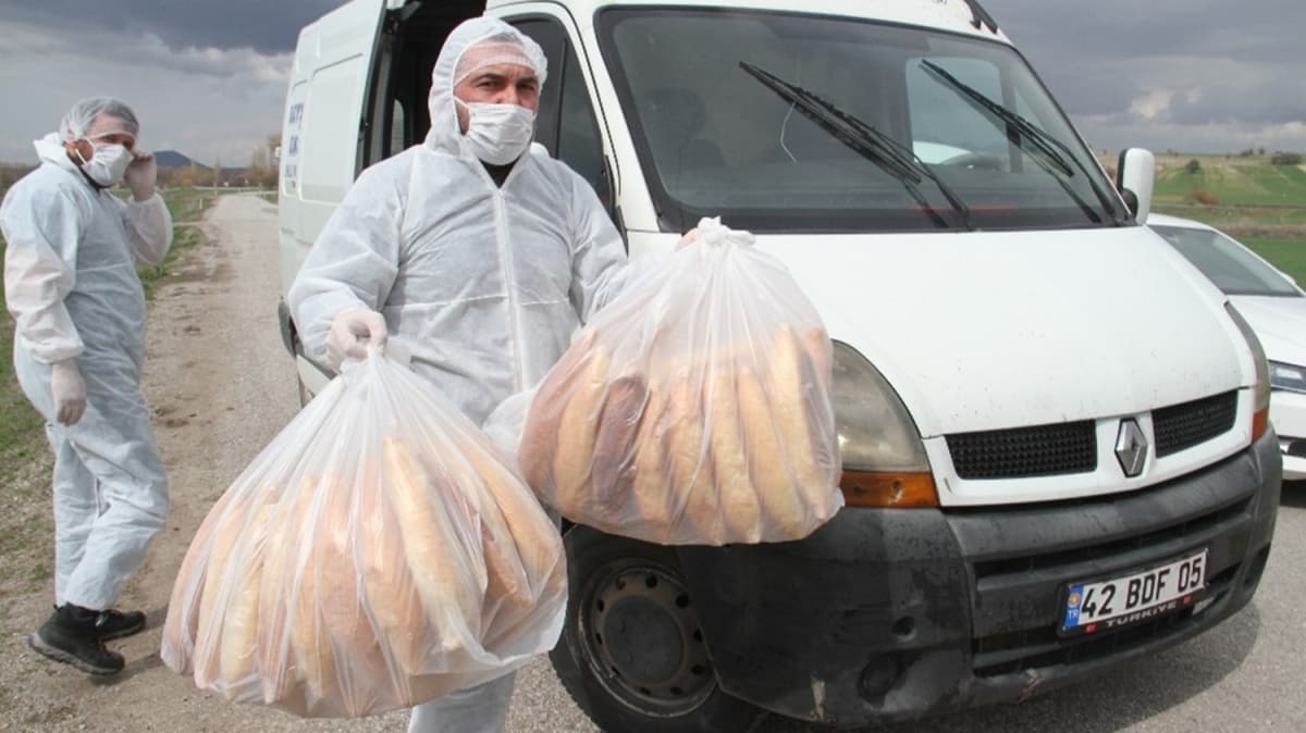 Konya'da karantinada olan mahallede sk nlemler 