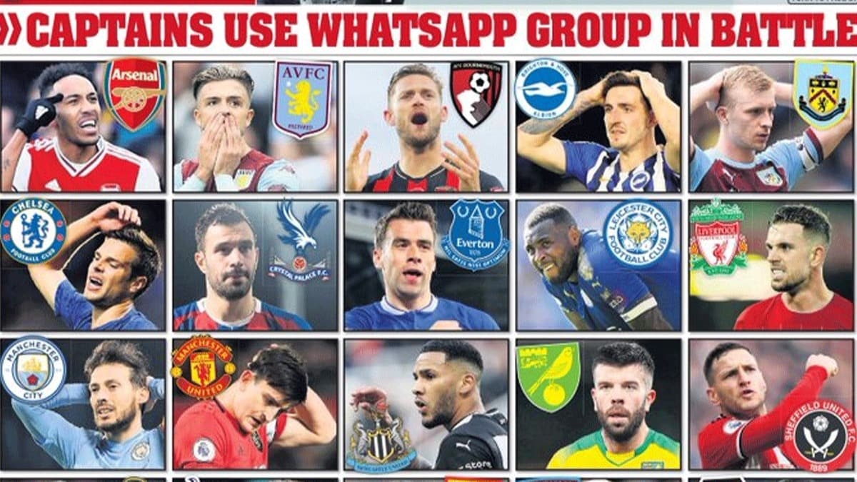 Premier Lig takm kaptanlar WhatSapp'ta karar ald!