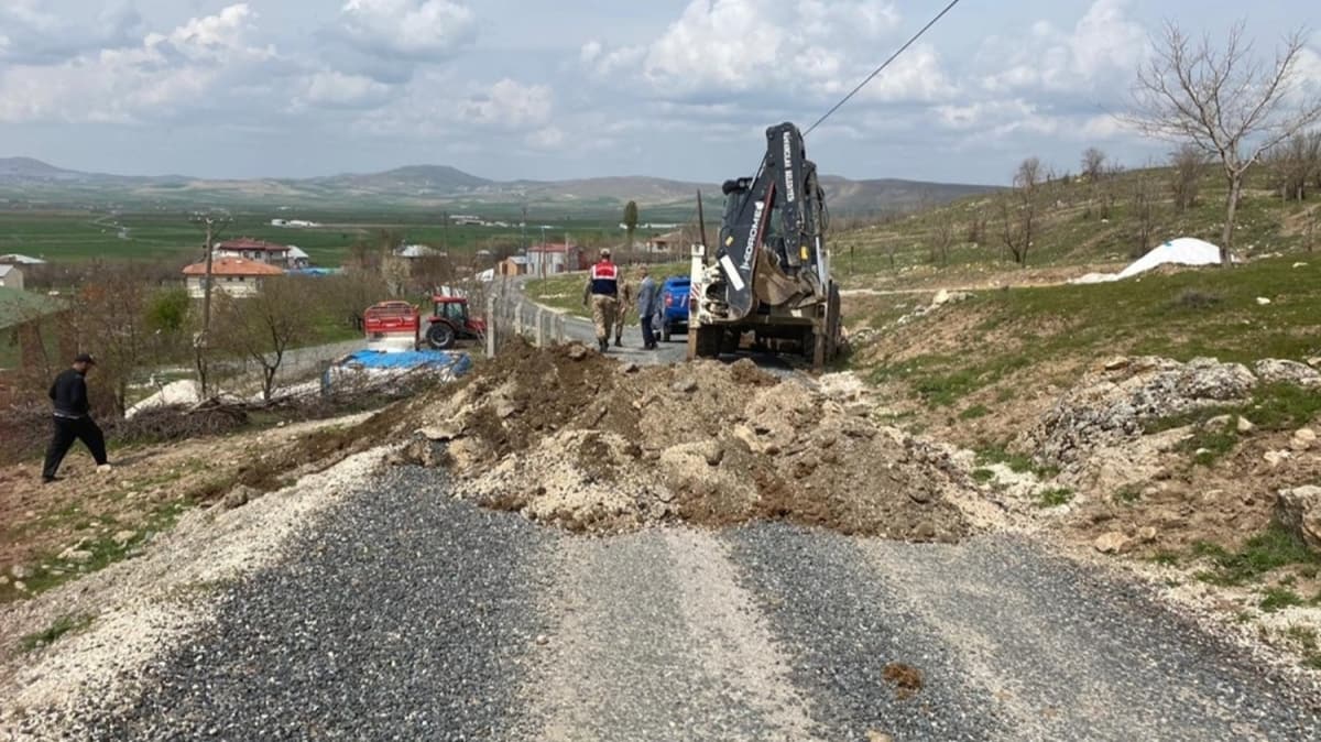 Elaz'da bir ky karantinaya alnd 