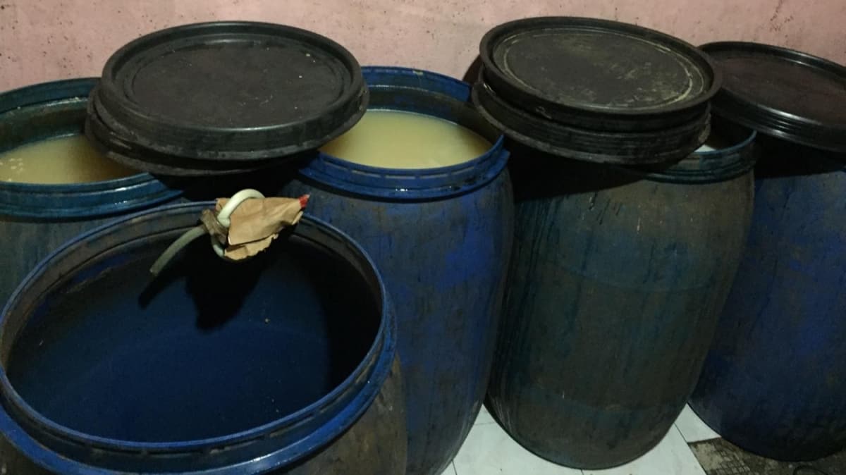 3 bin 600 litre sahte iki yakaland