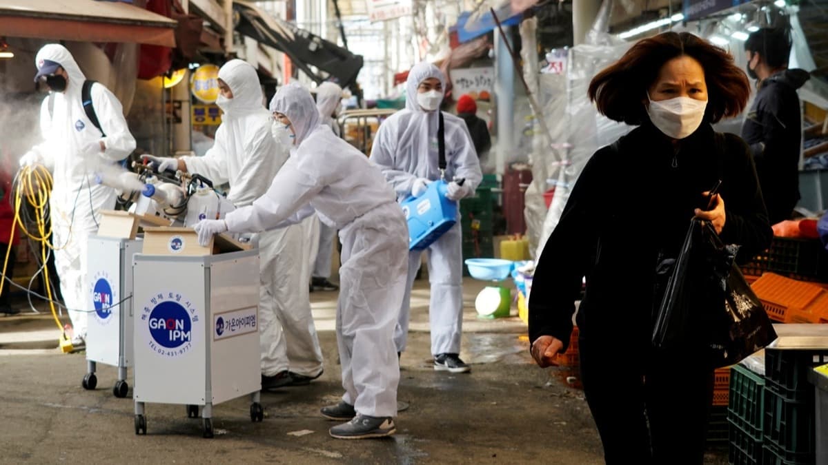 Gney Kore'de 20 ubat'tan bu yana en dk koronavirs vaka says grld 