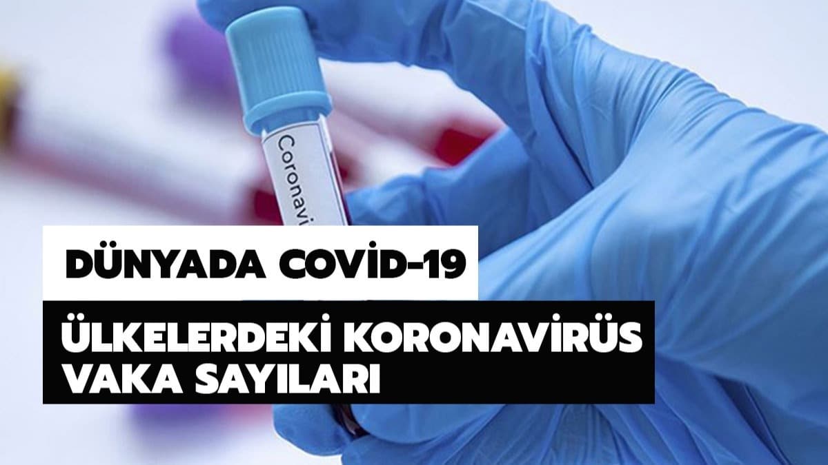 Dnyadaki koronavirs vaka saylar ka oldu? te dnyadaki koronavirs vaka saylar ve lkelerdeki l says