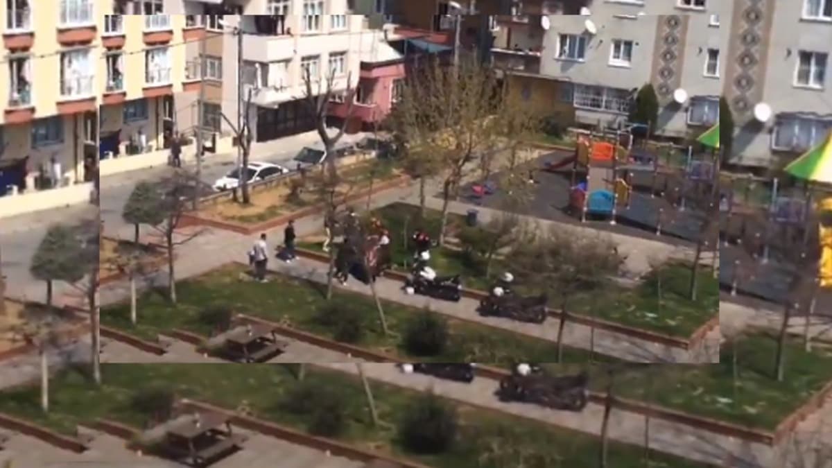 Hem yasaa uymadlar, hem de uyaran polise saldrdlar