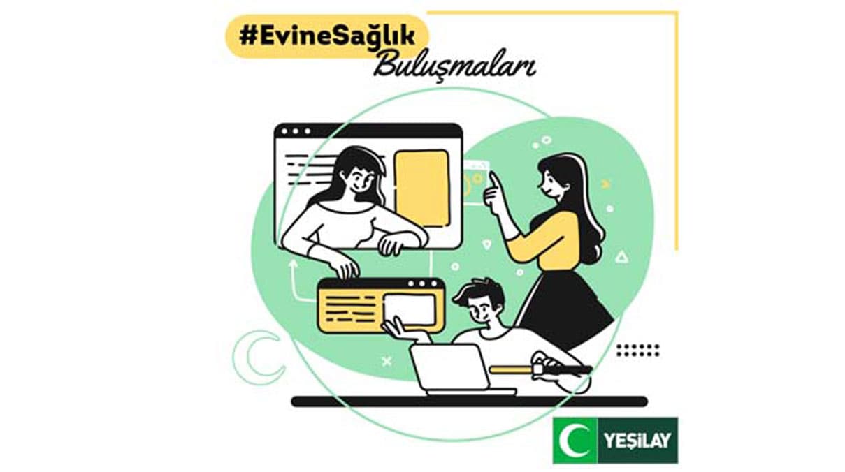 Ye�ilay'dan #EvineSa�l�k  bulu�malar�