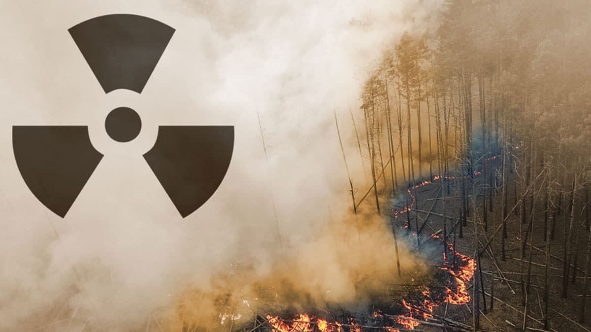 �ernobil'deki yang�n n�kleer at�k deposuna yakla�t�