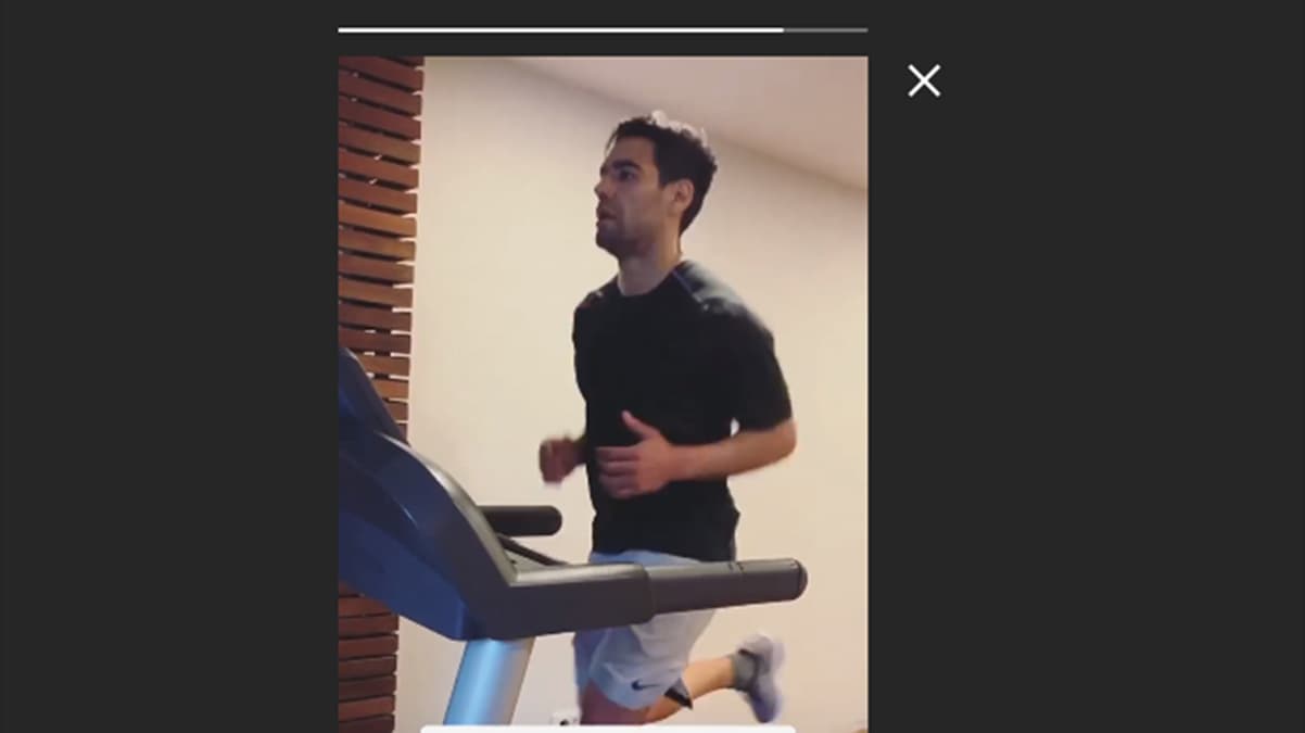 Falcao evde �al��maya devam ediyor