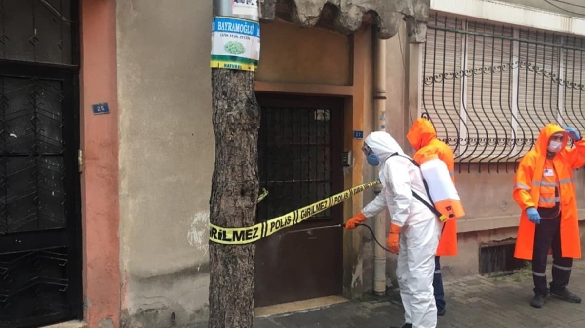 Balkesir'de 4 bina karantinaya alnd