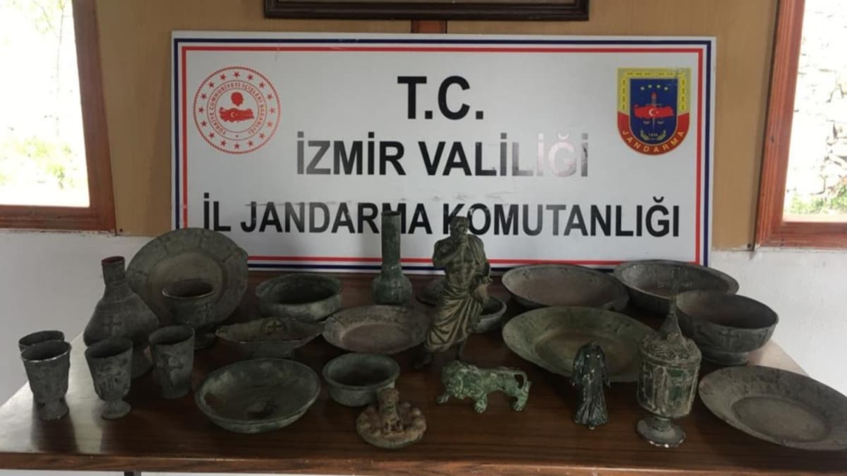 Jandarma 26 para tarihi eser ele geirdi 