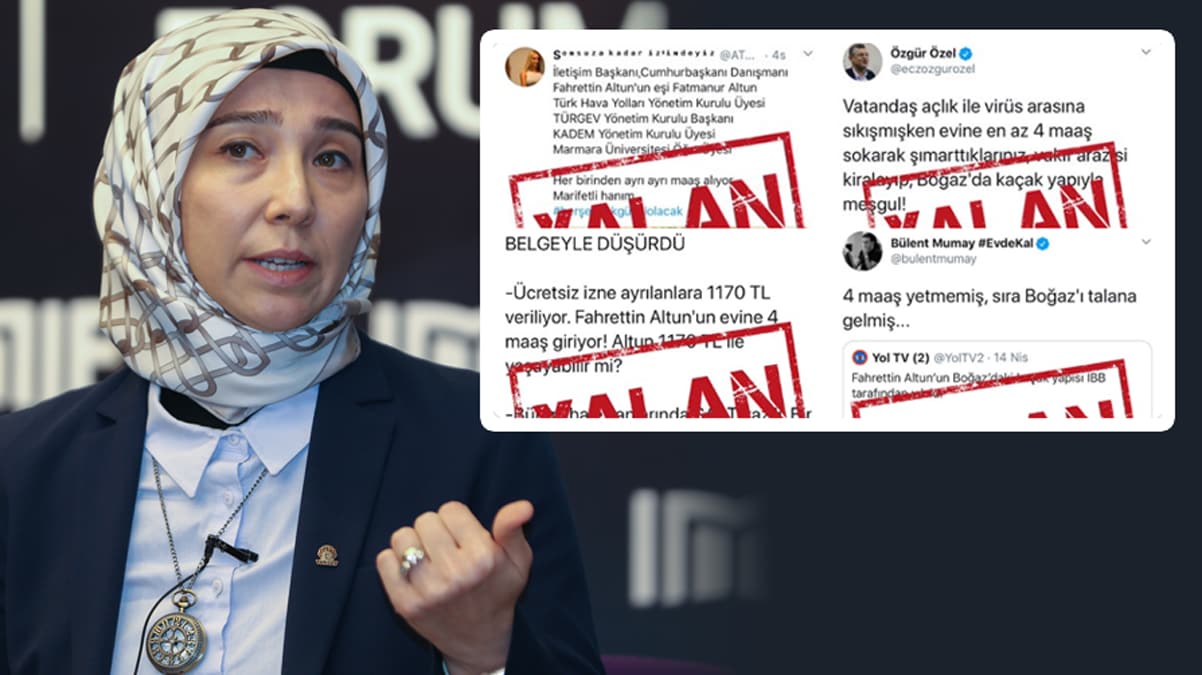 T�RGEV Ba�kan� Fatmanur Altun yalanlar�n� y�zlerine vurdu