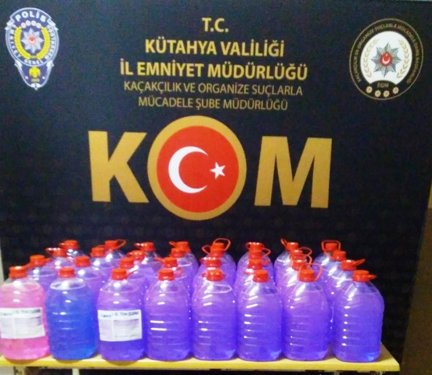 260 litre ka�ak temizlik �r�n� ele ge�irildi