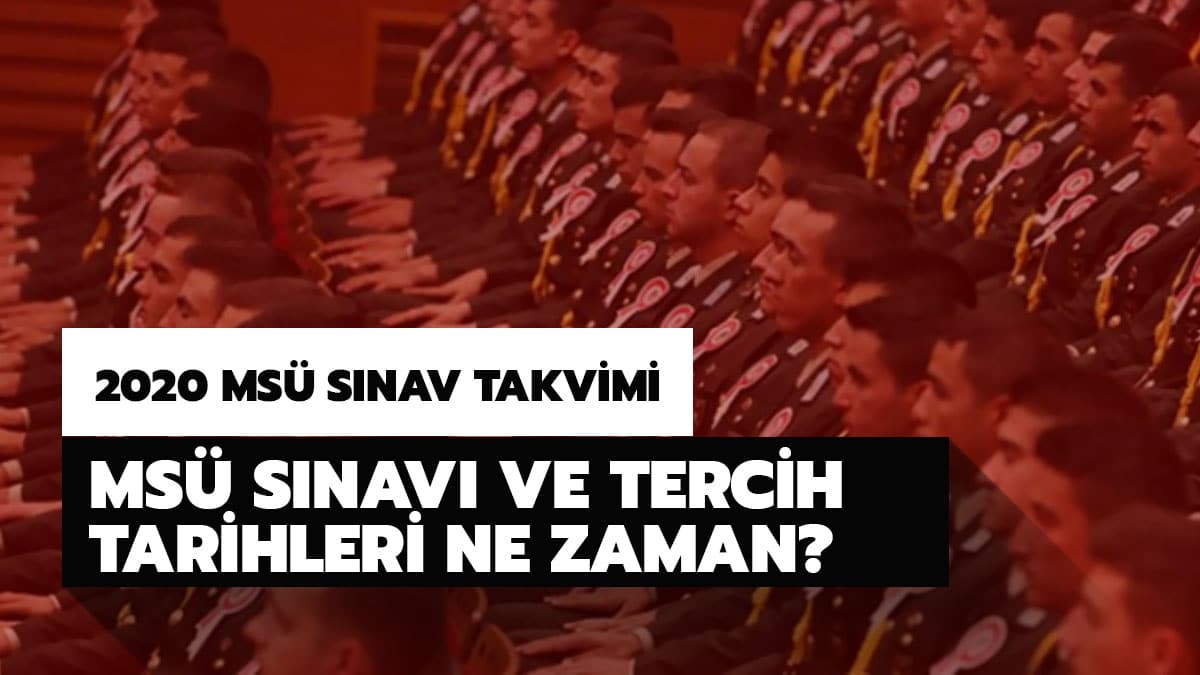2020 MS snav konular deiti mi? MS snav ve tercihler ne zaman?