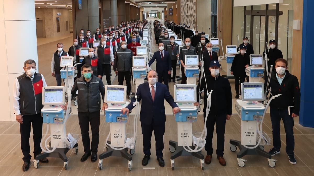 Bakan Varank: Mays sonuna kadar be bin solunum cihaz retilmi olacak 