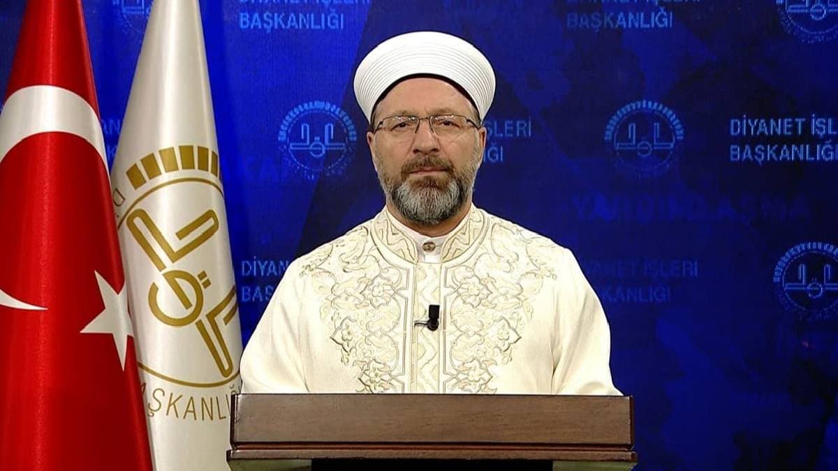 Diyanet ��leri Ba�kan� Erba�'tan 'oru�' ve 'teravih namaz�' a��klamas�