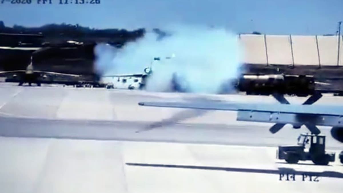Su-25, yerdeyken yanllkla fze ateledi... 4 kii hayatn kaybetti