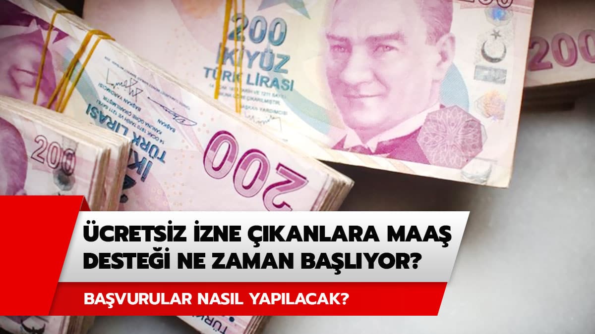 �cretsiz izin 1177 TL maa� deste�i ne zaman ba�l�yor? �cretsiz izin 1177 TL destek maa�� ba�vurusu nas�l yap�l�r?