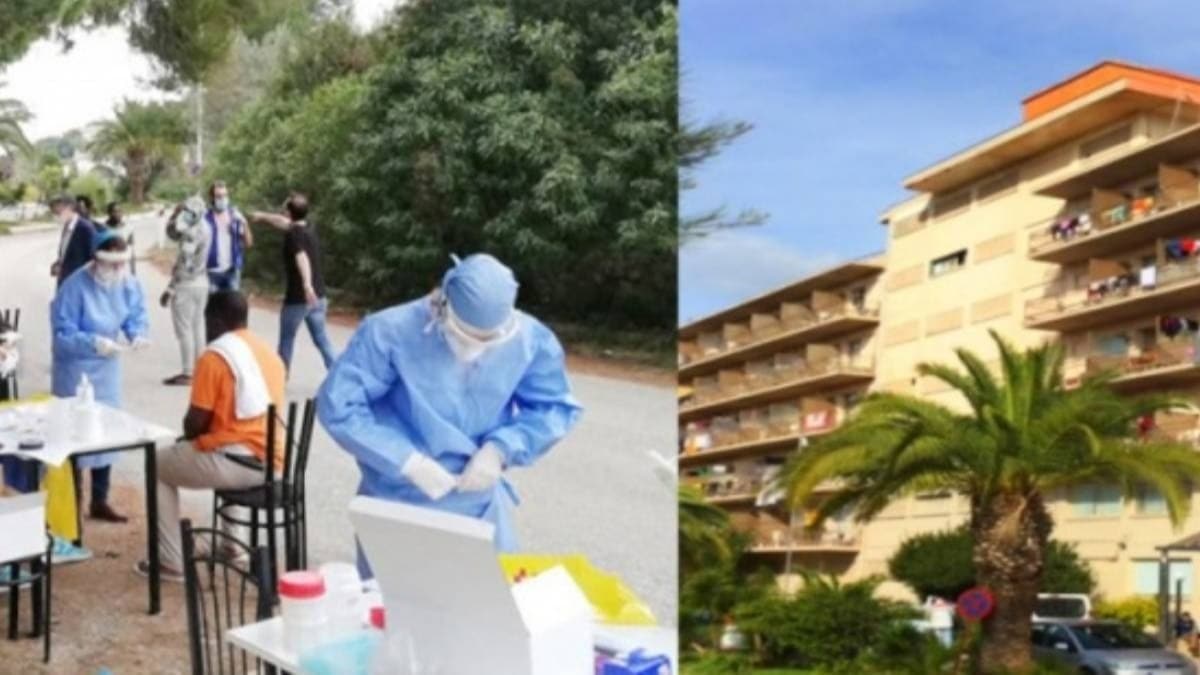 Yunanistan'da mltecilerin bulunduu karantina otelinde 150 vaka