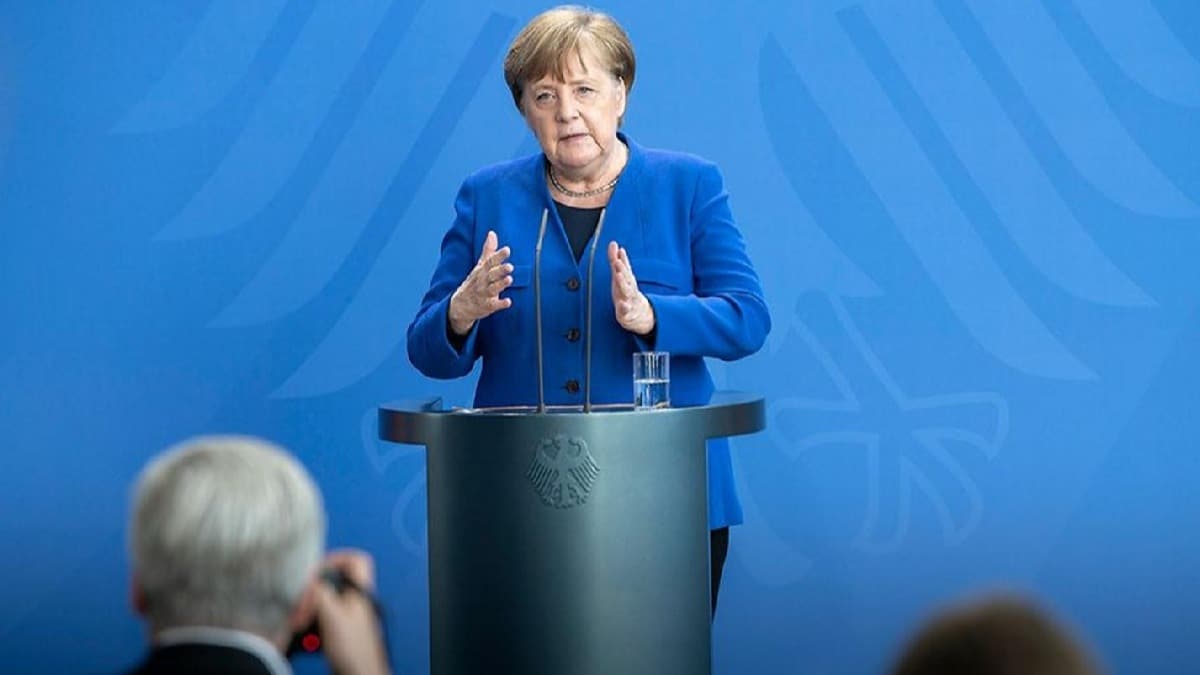 Dnyann virs snav! Almanya Babakan Merkel'den kritik koronavirs aklamas 