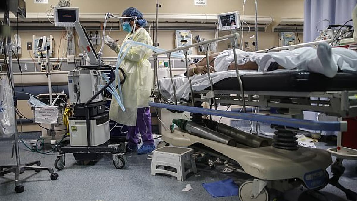 New York'taki Northwell Health'e ba�l� hastanelerde, ventilat�re ba�lanan hastalar�n �o�u �ld�