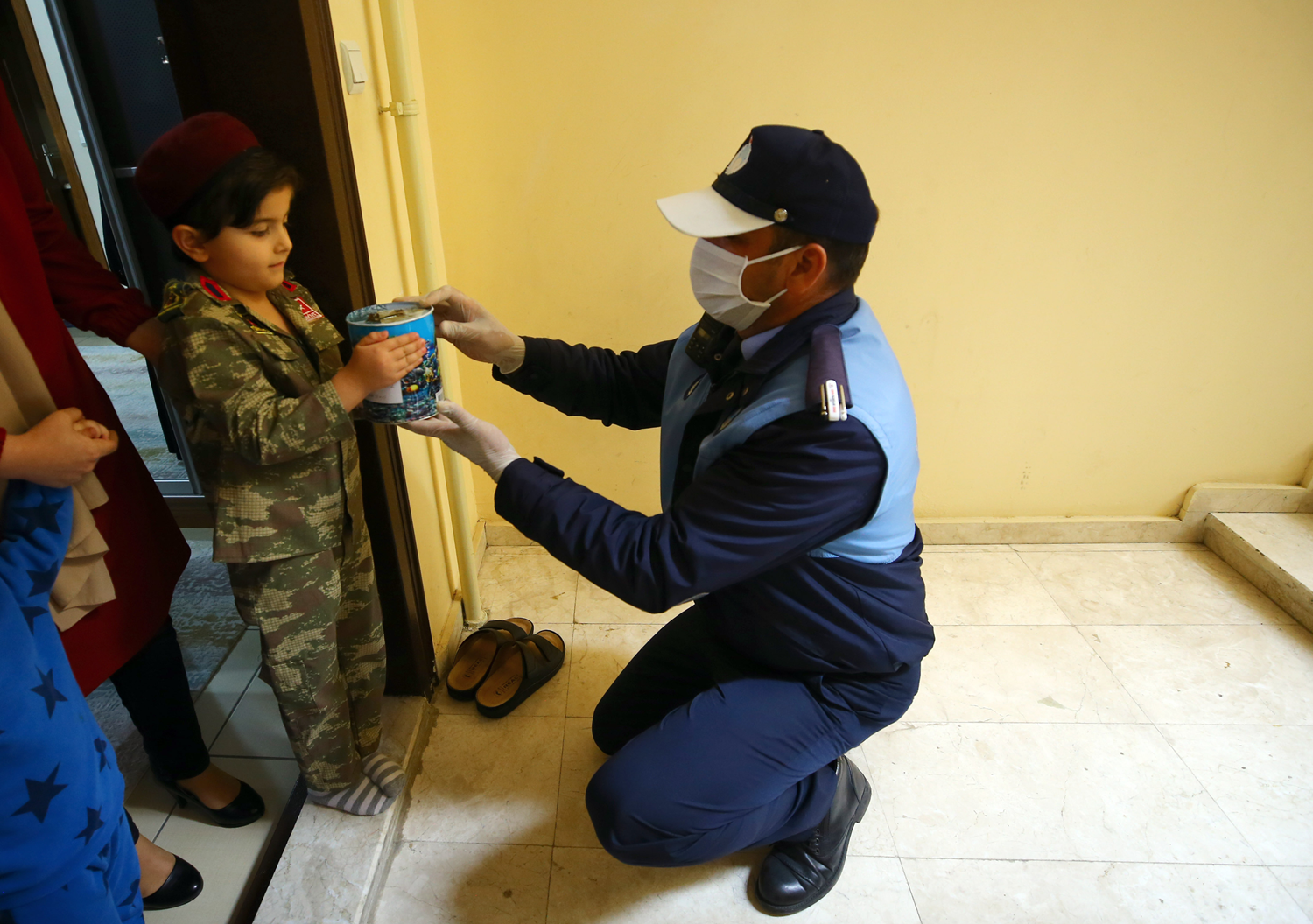 Anaokulu ��rencisinden Milli Dayan��ma'ya destek