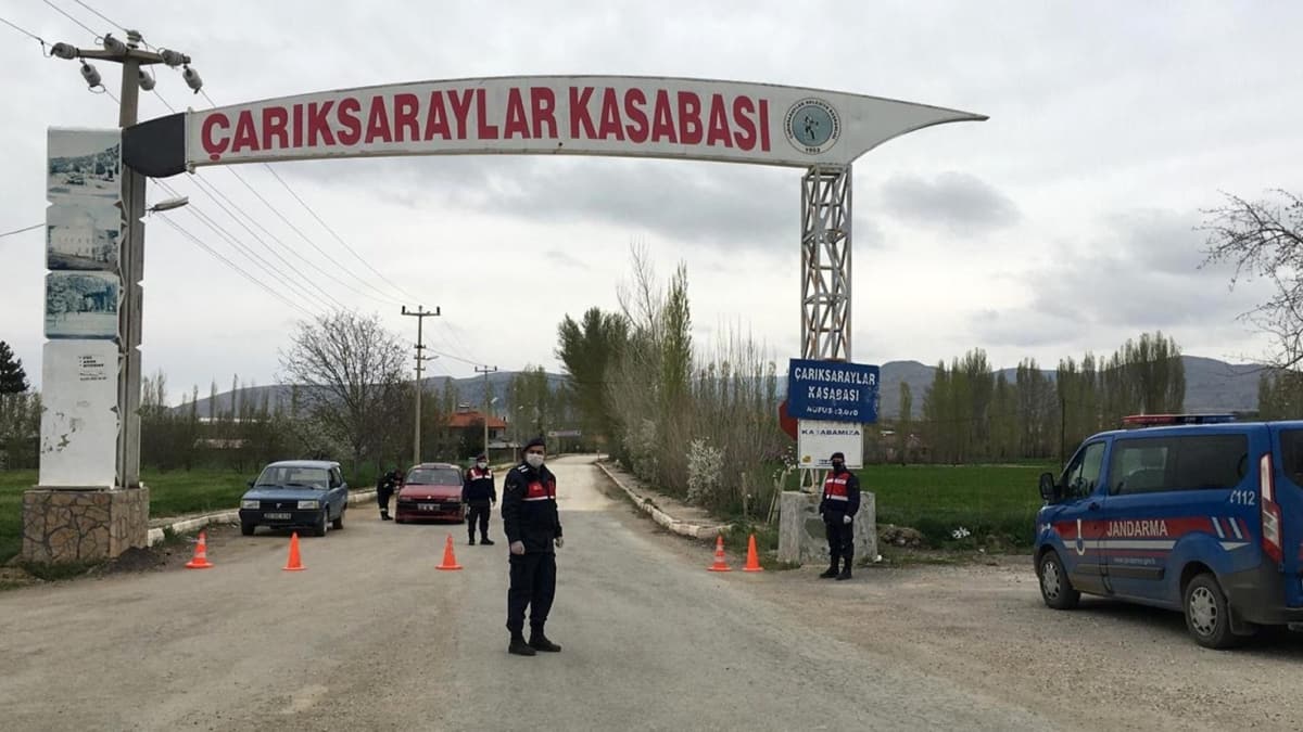 Isparta'da bir belde koronavirs karantinasna alnd 