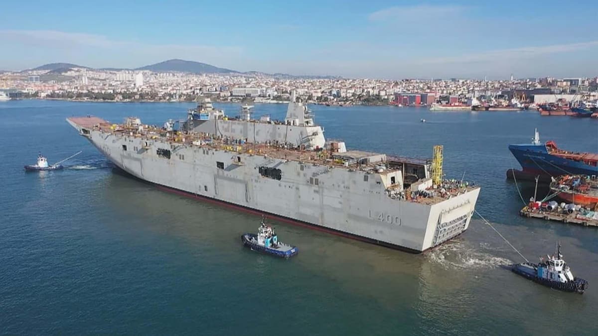 TCG Anadolu yerli sistemlerle donat�l�yor