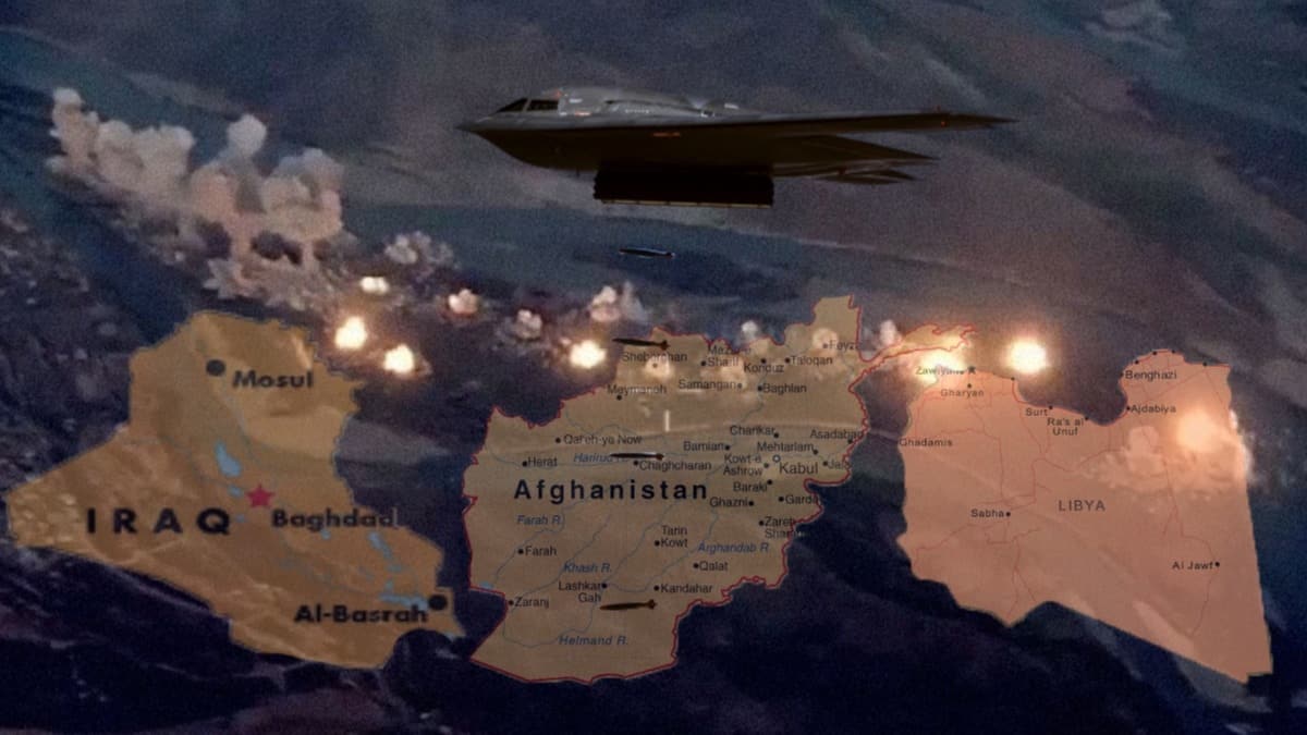 Katliamlar zerinden B-2 reklam! Irak, Afganistan, Libya...
