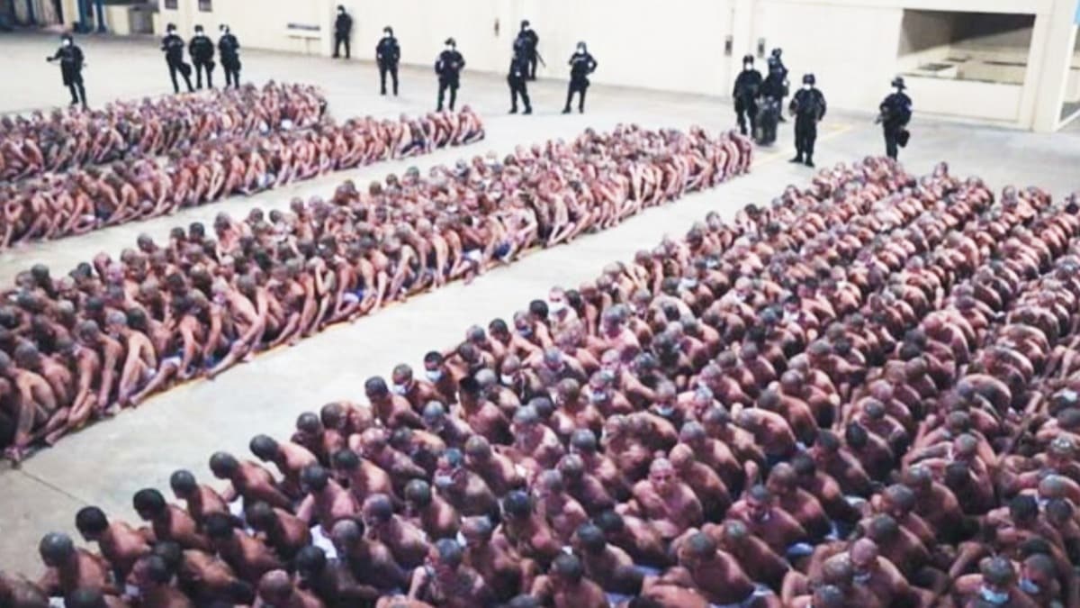 Dnyann konutuu fotoraf! Mahkumlar byle dizdiler