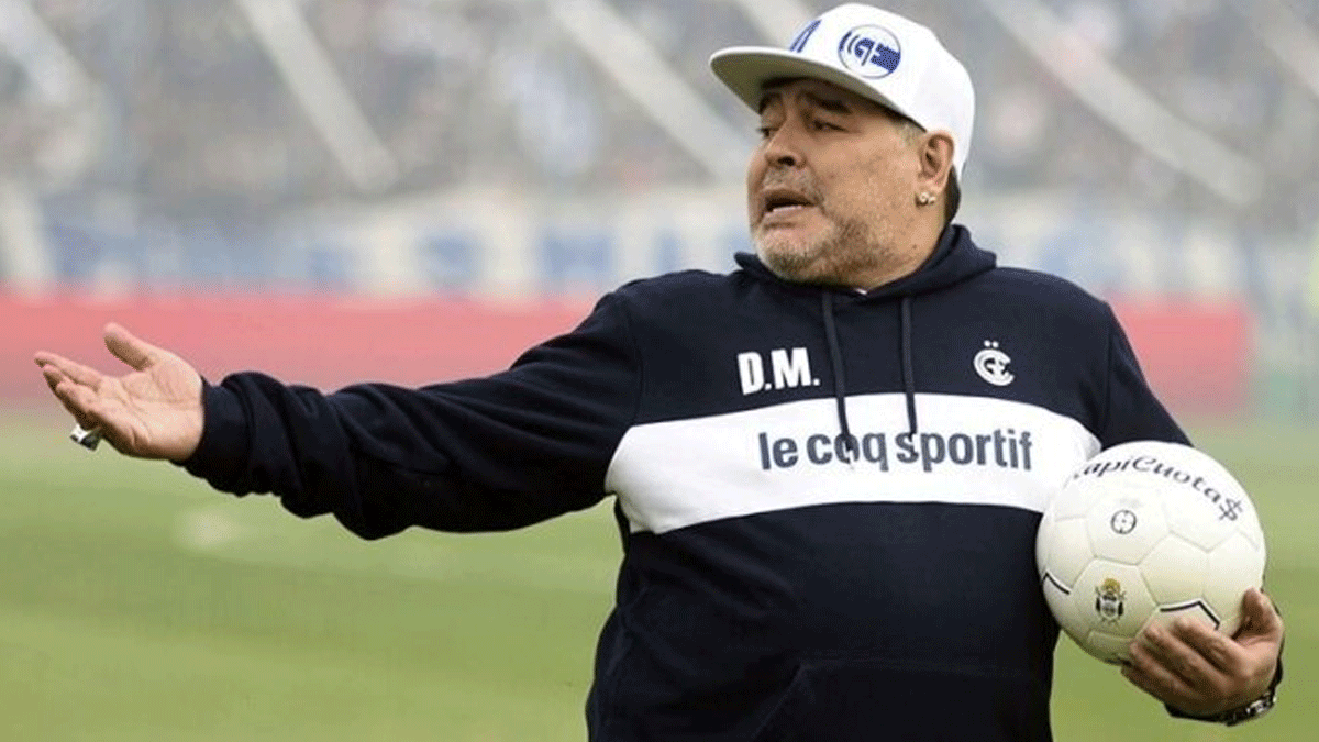 Maradona'n�n futbol �zlemi!