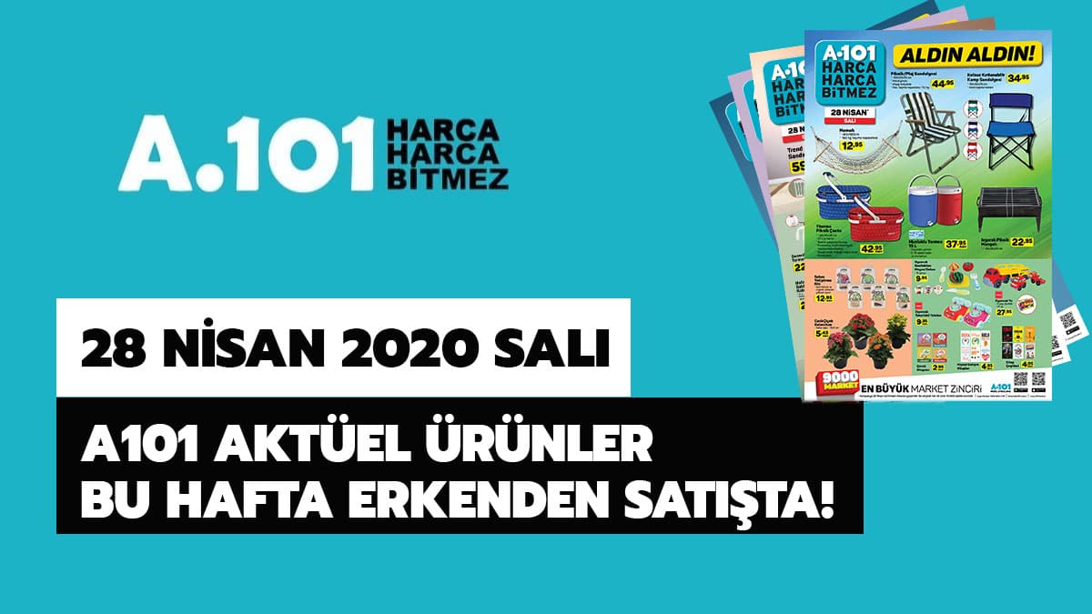 A101 28 Nisan 2020 akt�el �r�nlerde neler var? A101 akt�el katalo�unda bu hafta...