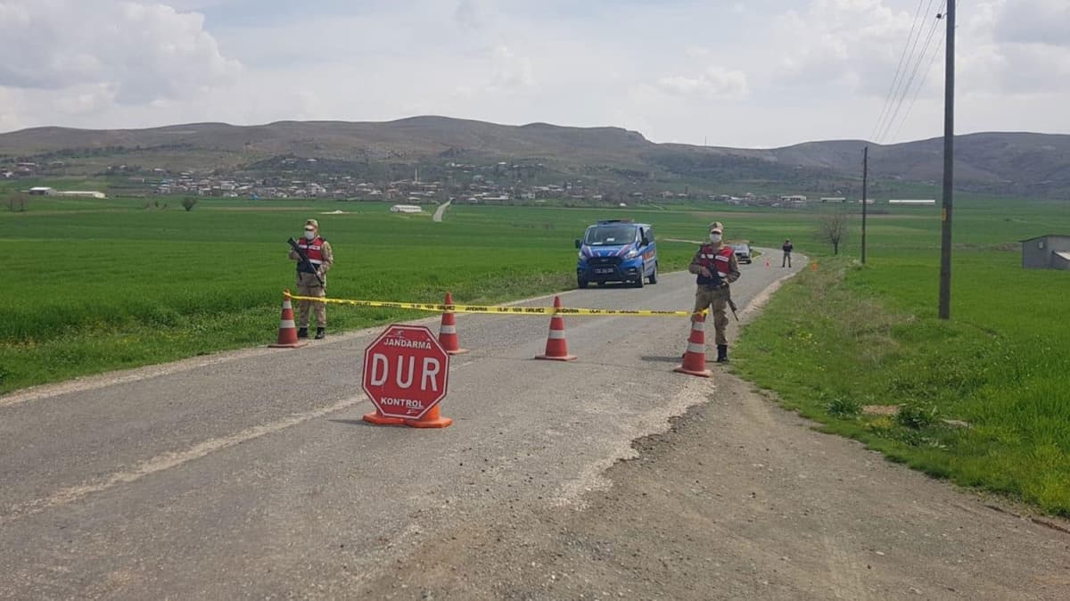 Mardin'de krsal 3 mahalle karantinaya alnd 