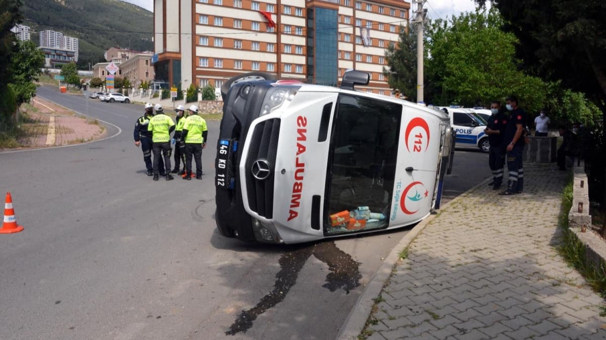 Ambulansla traktr arpt, be kii yaraland 