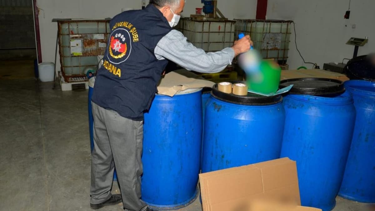 Sahte deterjan basknnda bir kii yakaland 