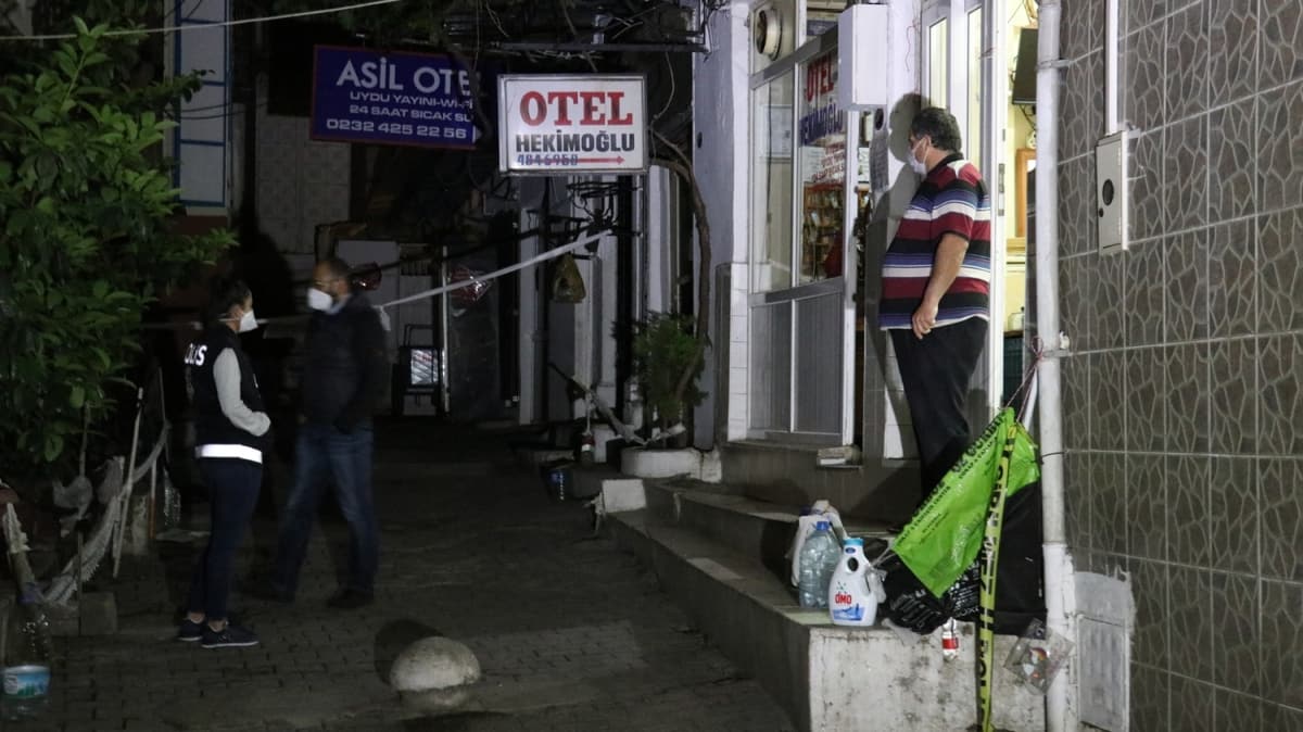 zmir'de otel odasnda pheli lm 
