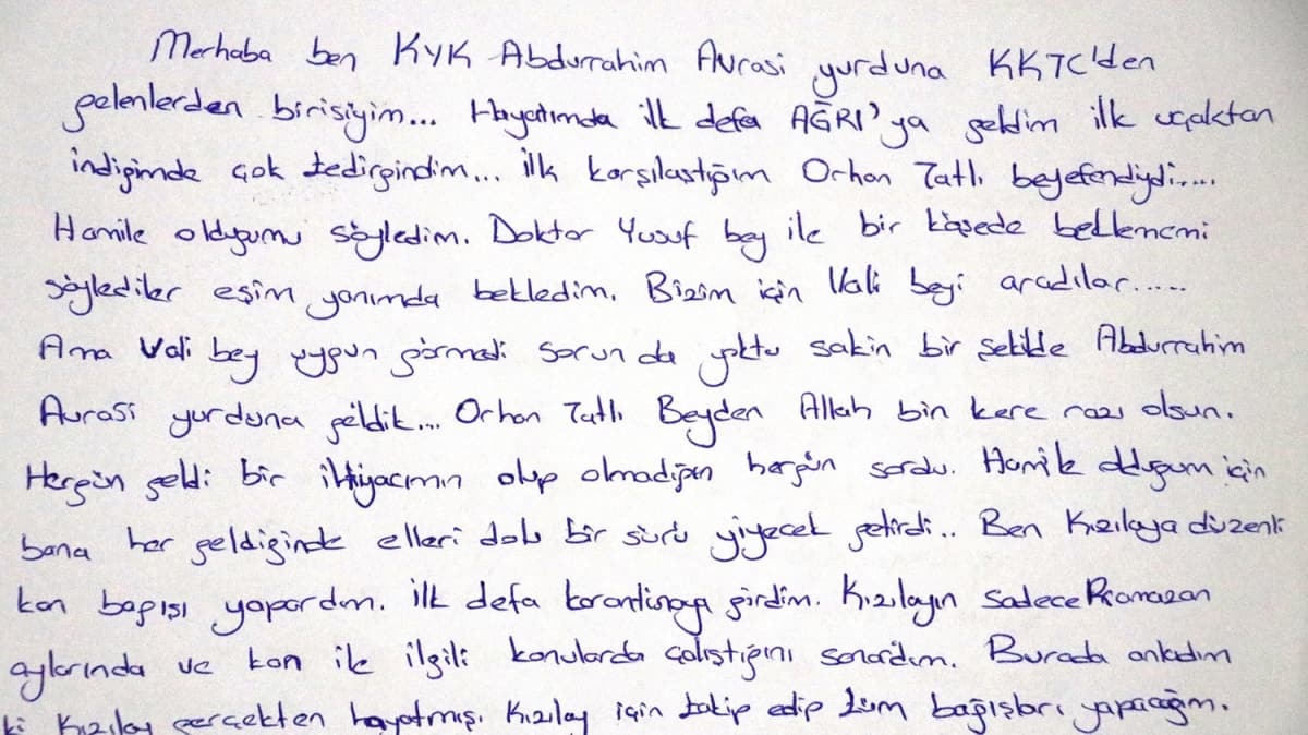 Yurt dndan getirilerek karantinaya alnan vatandalardan duygulandran mektuplar 