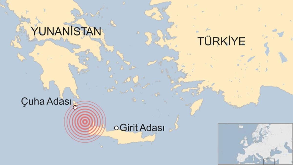 Akdeniz'de iddetli deprem!