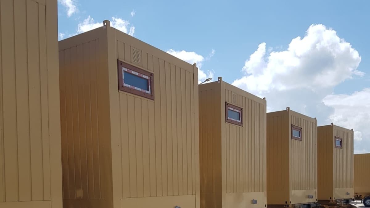 MSB: Suriye'nin kuzeyindeki birliklerimiz mobil banyo ve tuvalet niteleri kullanyor