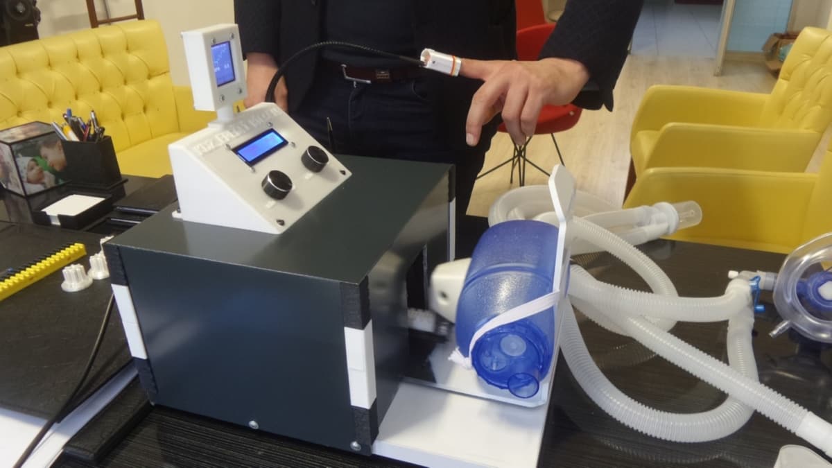 Tanabilir mekanik ventilatr retildi 