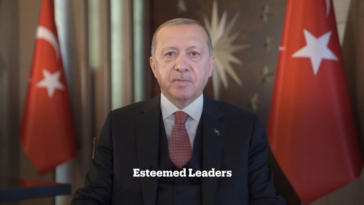 Cumhurbakan Erdoan'dan AB toplantsna videolu mesaj
