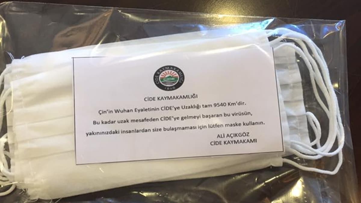 Vefal ellerin rettii maskeler kylere ulatrlyor 