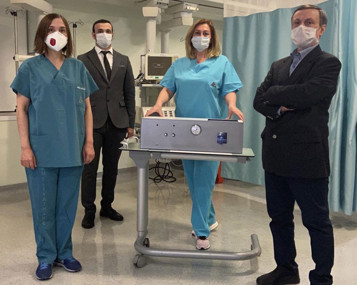 Yeditepe �niversitesi solunum cihaz� �retti