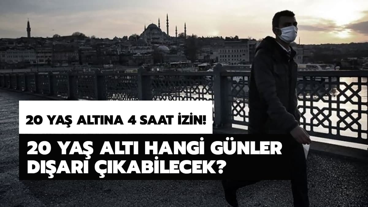 20 ya� alt� gen�lere soka�a ��kma izni ne zaman? 14-20 ya� soka�a ��kma izni hangi g�nler?