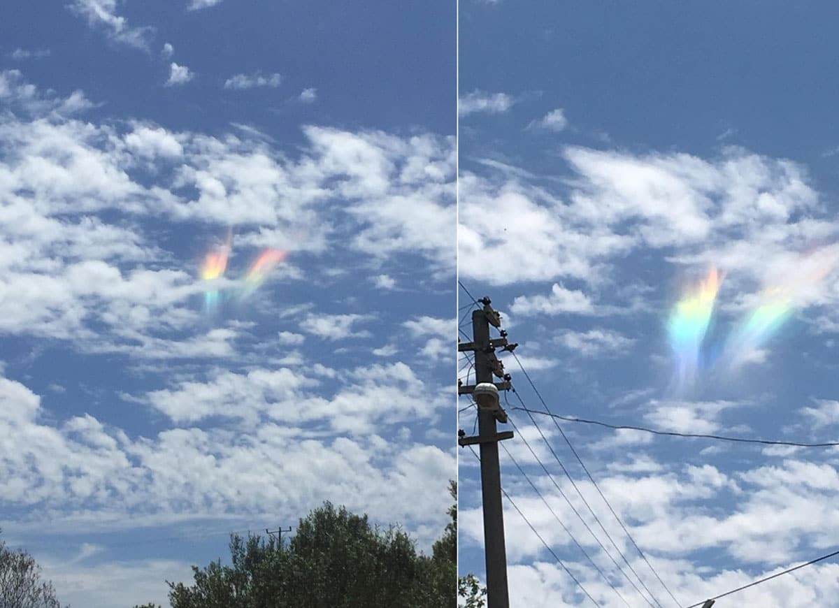 G�ky�z�nde aniden ortaya ��kan gizemli ���k �a��rtt�