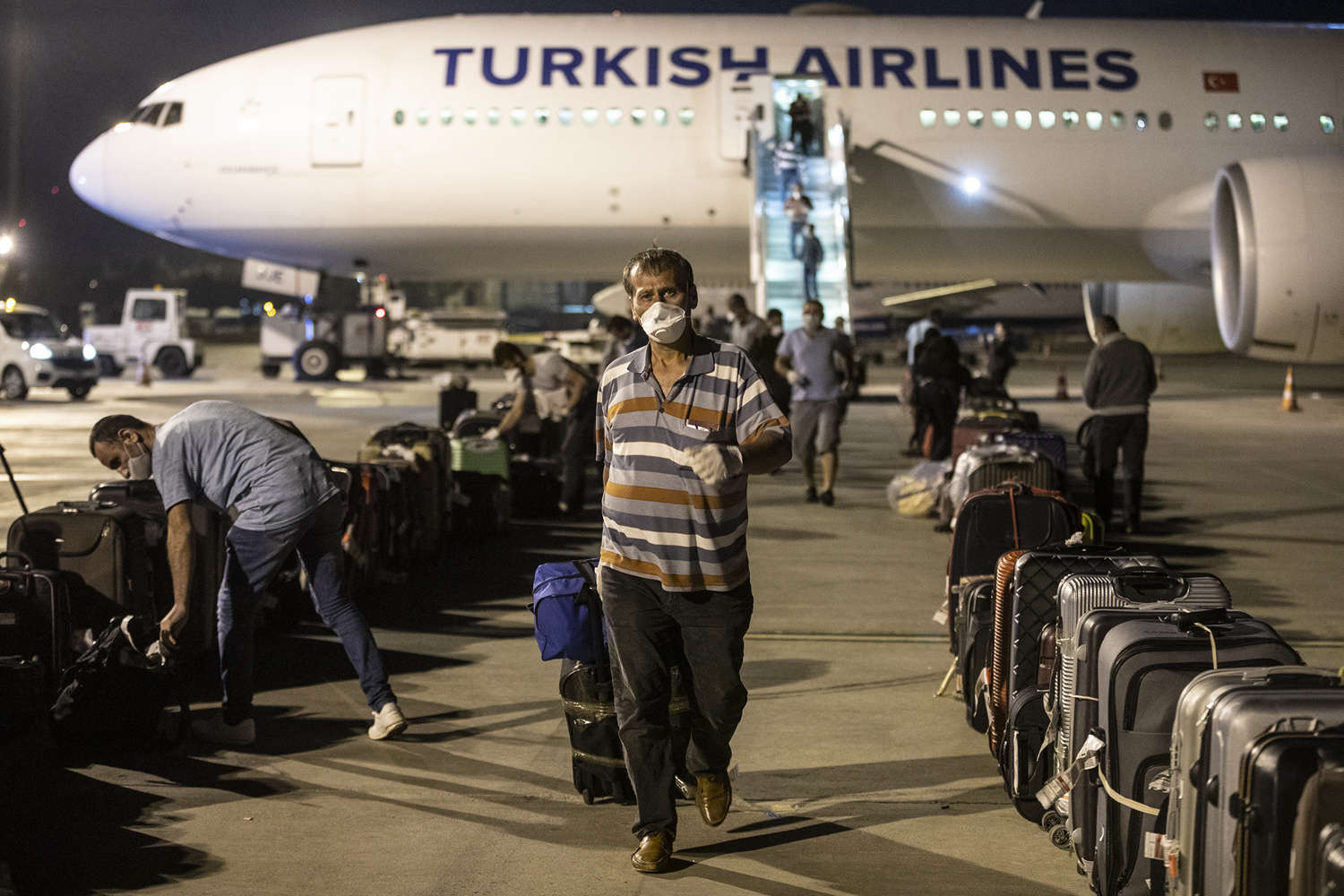 Maldivler'den 209 T�rk vatanda�� THY u�a��yla Ankara'ya getirildi