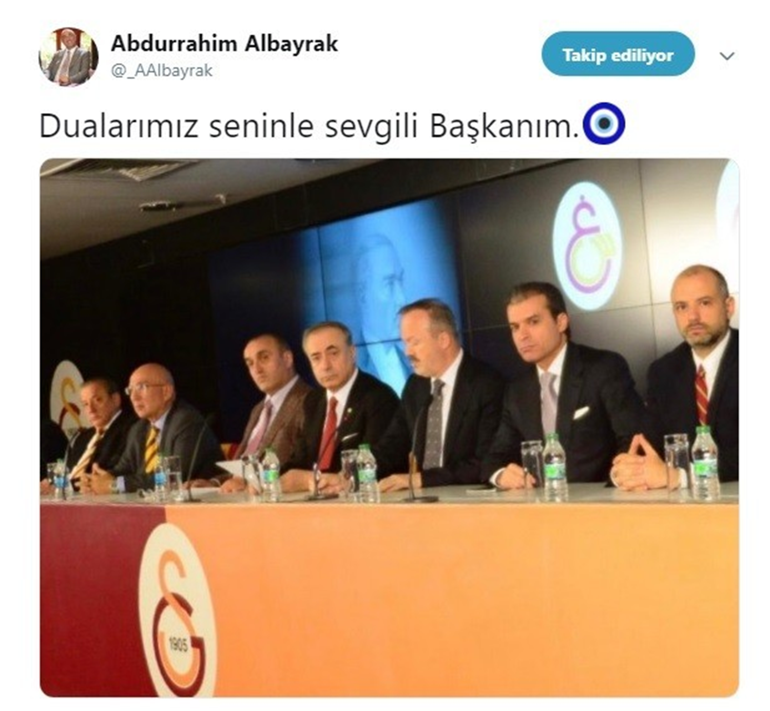 Abdurrahim Albayrak, Mustafa Cengiz'e mesaj