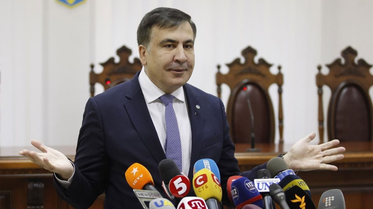 Eski Grcistan Cumhurbakan Saakavili'ye Ukrayna'da kilit grev