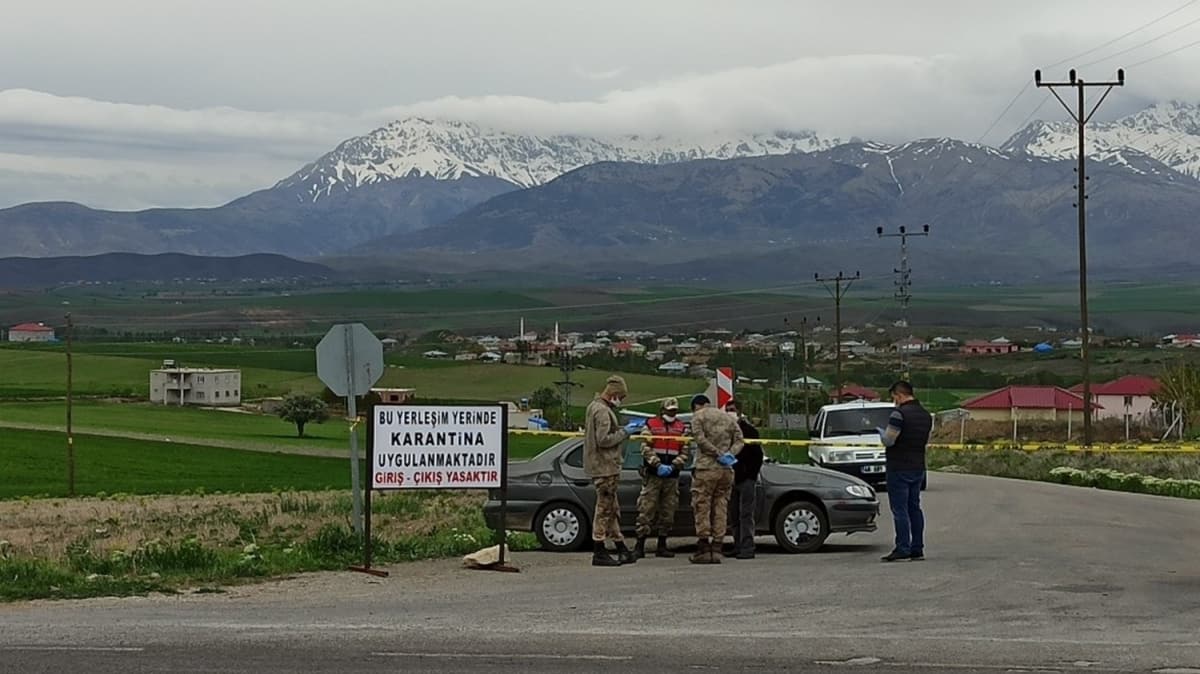 Kahramanmara'ta bir mahalle karantinaya alnd 