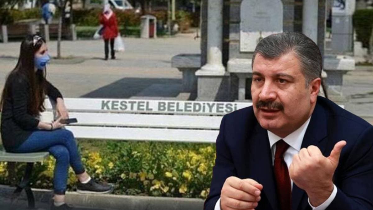 Sosyal mesafe i�in yap�lm��t�... Bakan Koca �rnek g�sterdi