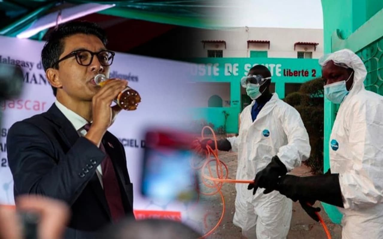 Nijerya, Madagaskar'�n Kovid-19'a kar�� geli�tirdi�ini �ne s�rd��� bitkisel ilac� sipari� etti