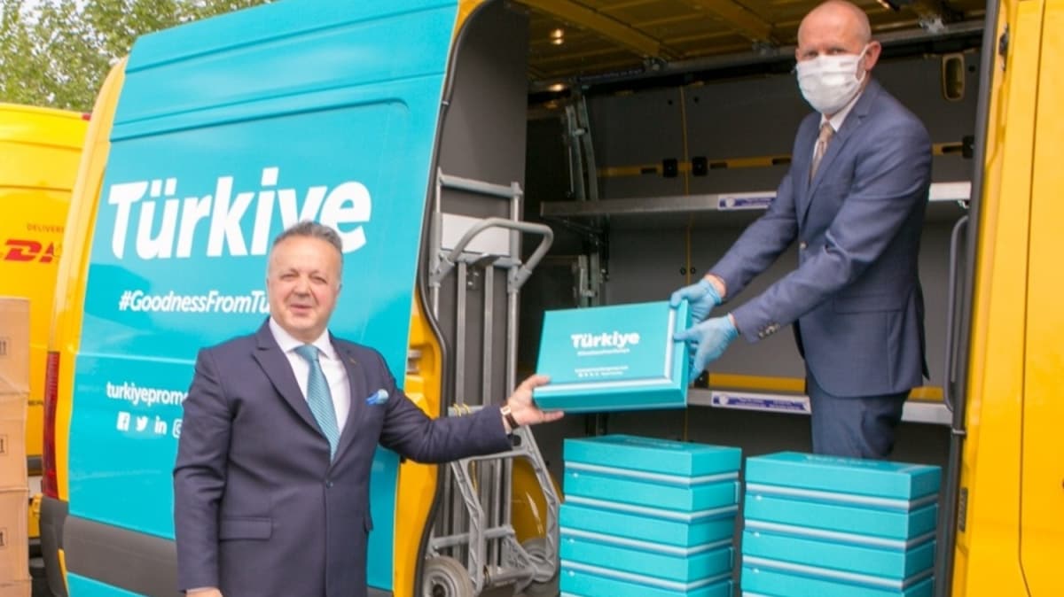 Trkiye Tantm Grubu'ndan ''Made in Trkiye'' logolu hijyen kitli tantm