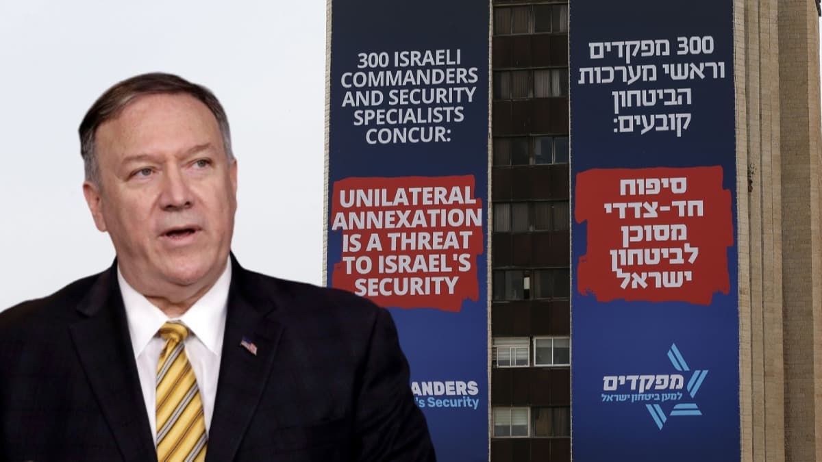 srailli emekli askerler ve gvenlik uzmanlarndan Pompeo'ya ''ilhak'' uyars
